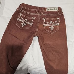 Rock Rivival- Lightweight brown jeans